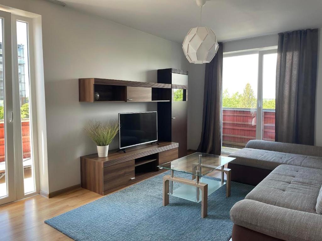 Μια τηλεόραση ή/και κέντρο ψυχαγωγίας στο Palanga Apartment Daukanto 17