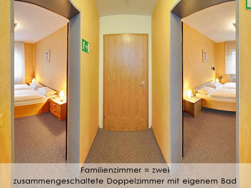 Postel nebo postele na pokoji v ubytování Hotel Keinath Stuttgart