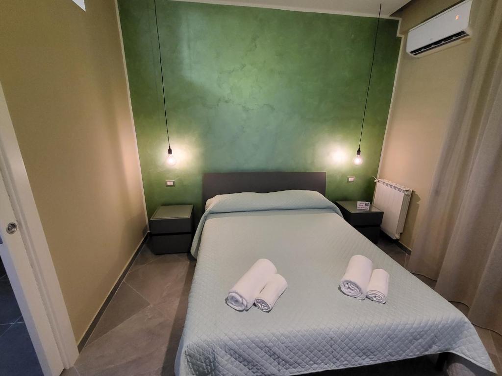 Postel nebo postele na pokoji v ubytování Casa dello stretto