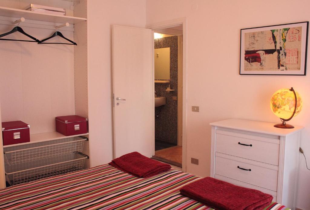 Łóżko lub łóżka w pokoju w obiekcie Apartment "da Max"