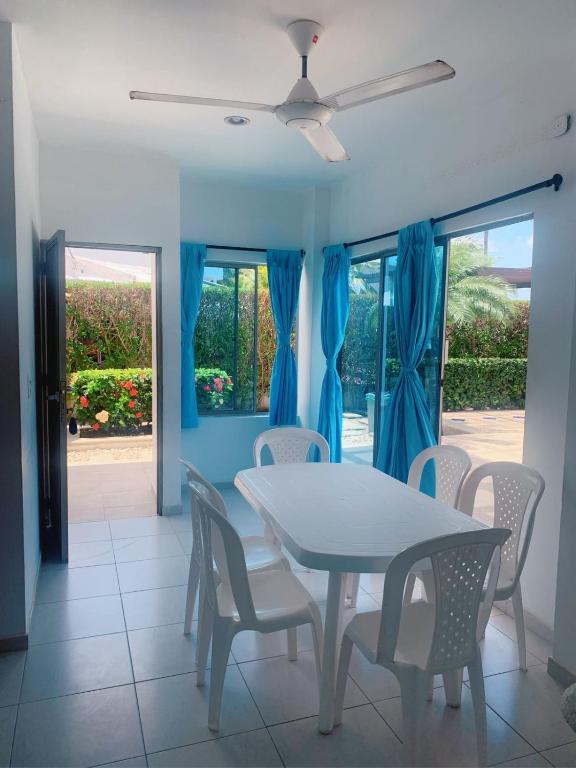 Patio nebo venkovní prostory v ubytování Blue Apartahotel