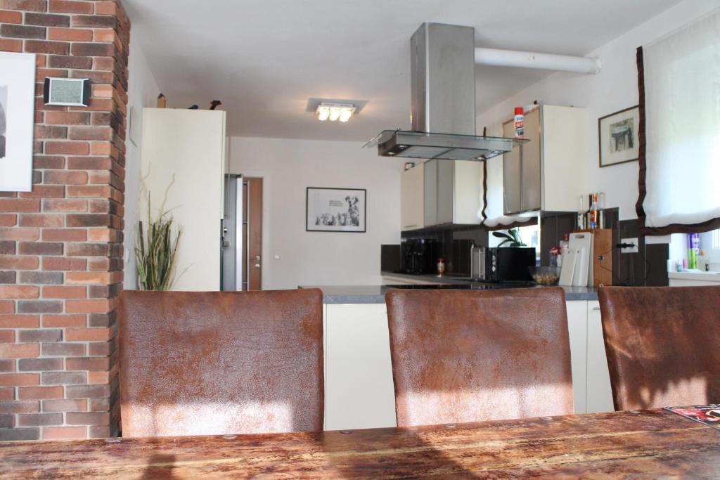 Kuchyň nebo kuchyňský kout v ubytování Villa Relax am See