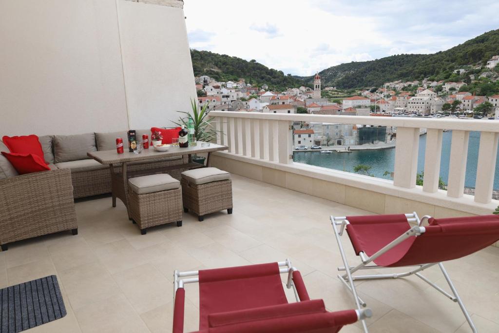 En balkon eller terrasse på Apartment View