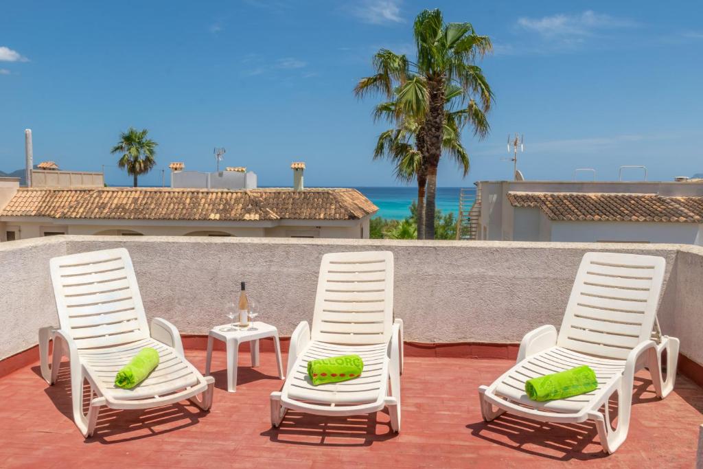 Balkón nebo terasa v ubytování Violeta de Mar