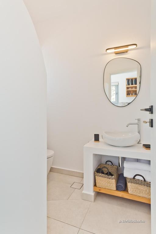 Koupelna v ubytování Agnantema luxury suites