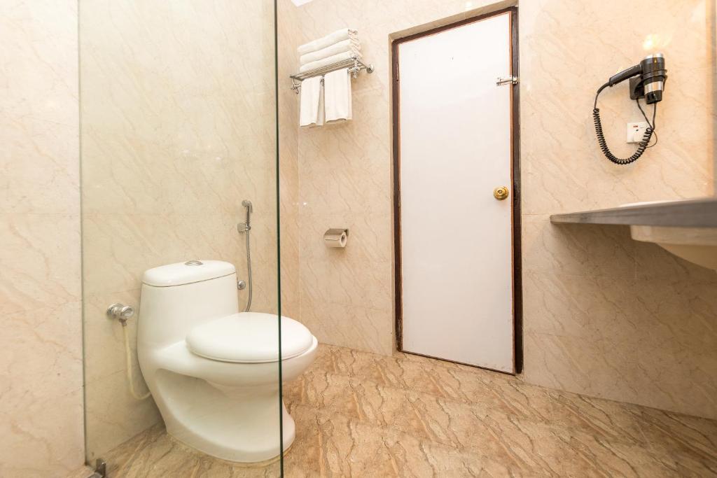 Koupelna v ubytování Hotel Thamel
