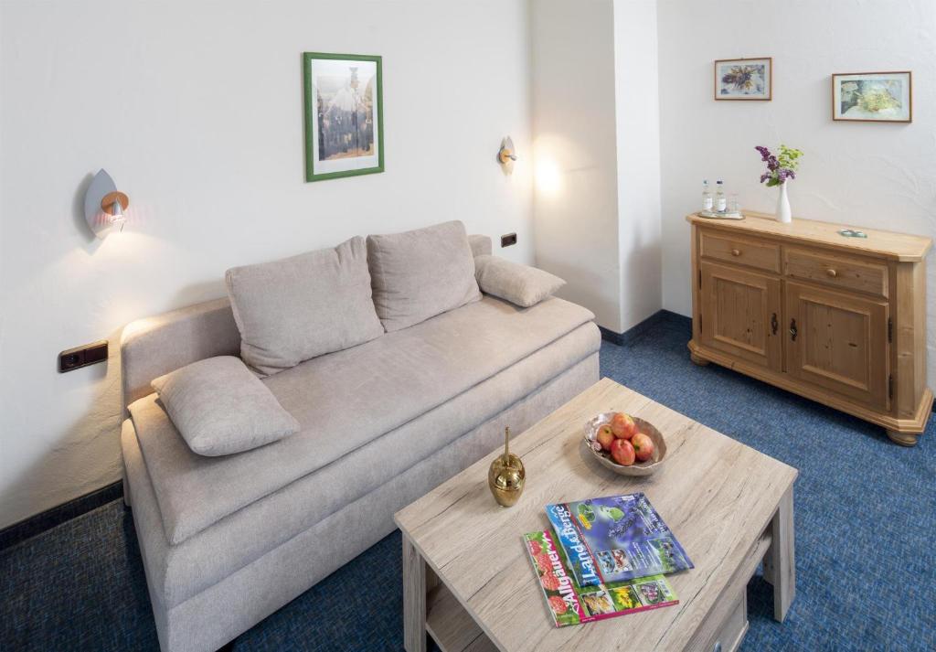 Posezení v ubytování Landhaus Goldener Apfel