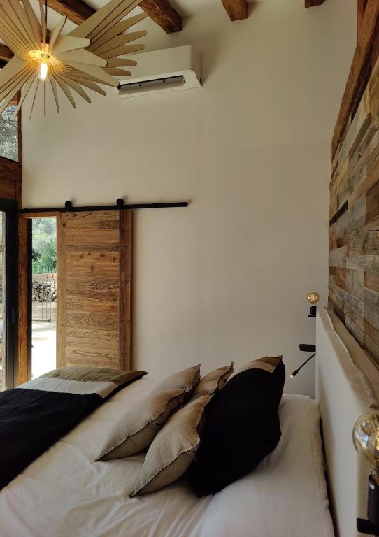 Postel nebo postele na pokoji v ubytování Résidence Licciola