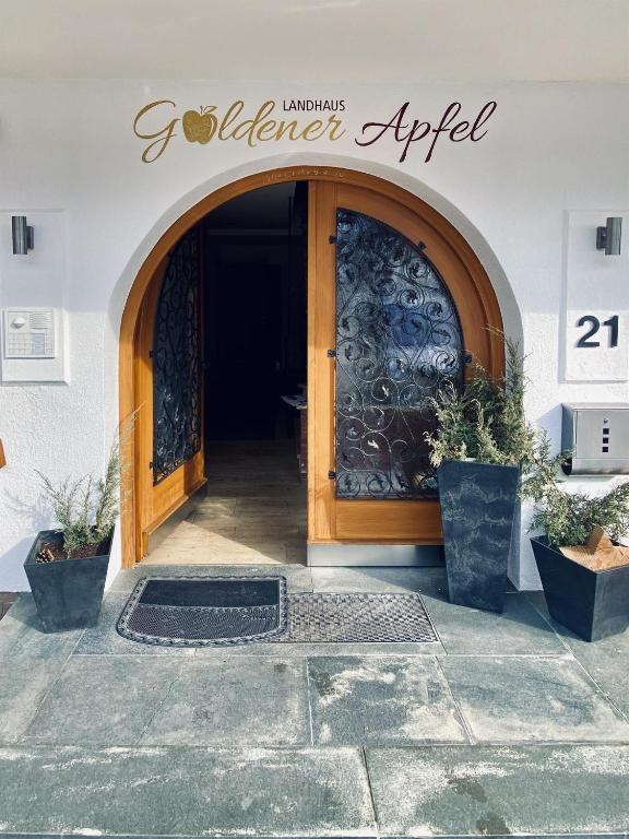 Exteriér nebo vchod ubytování Landhaus Goldener Apfel