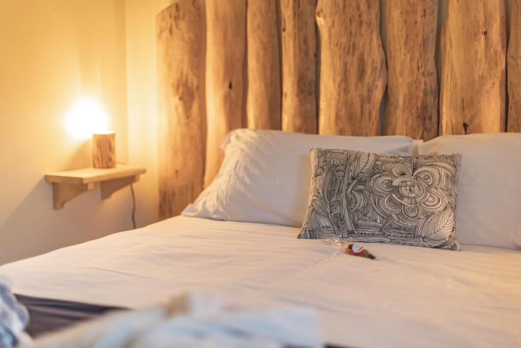 Postel nebo postele na pokoji v ubytování Chalet Ouréa