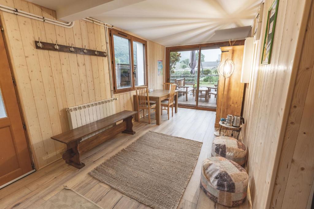 Posezení v ubytování Chalet Ouréa