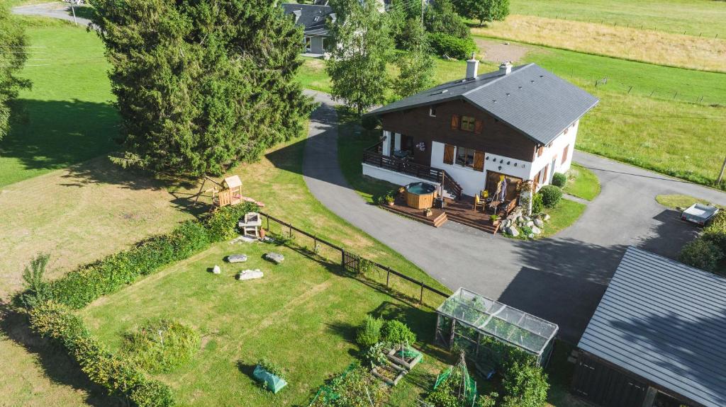 Zahrada ubytování Chalet Ouréa