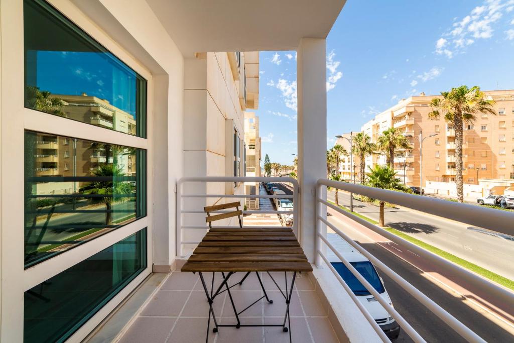 Balkón nebo terasa v ubytování Apartamento Faro 2