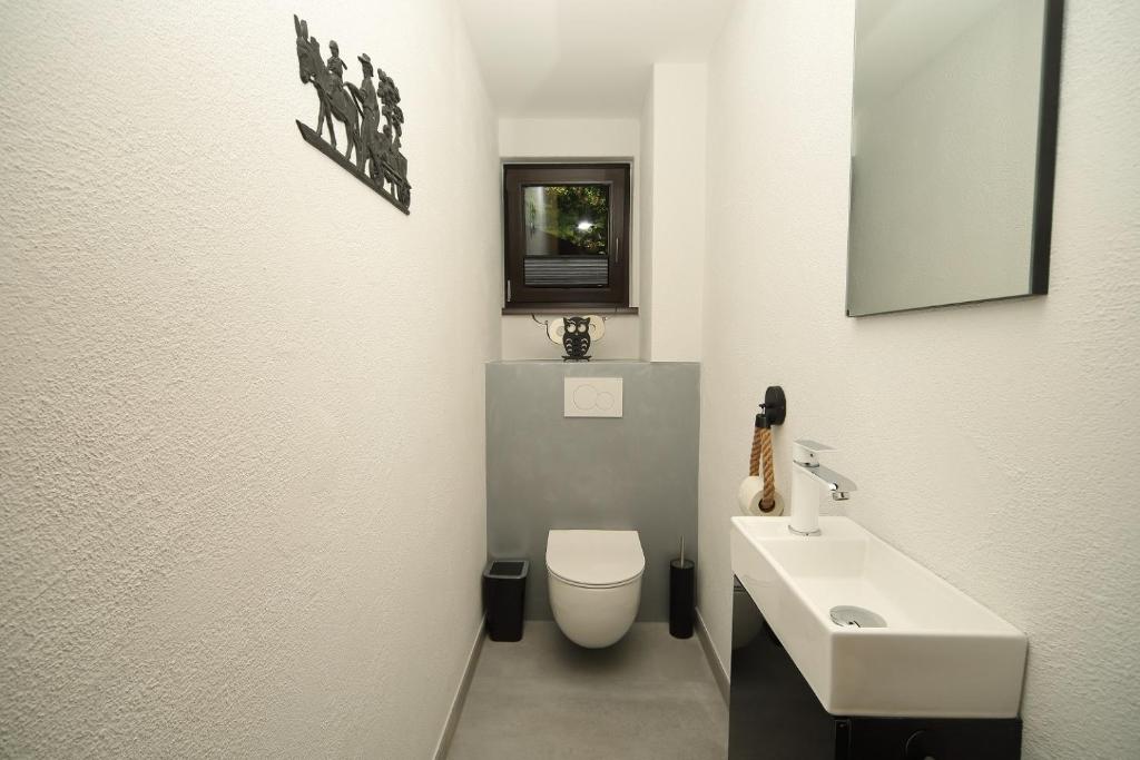 Kúpeľňa v ubytovaní Haus Schroffenstein