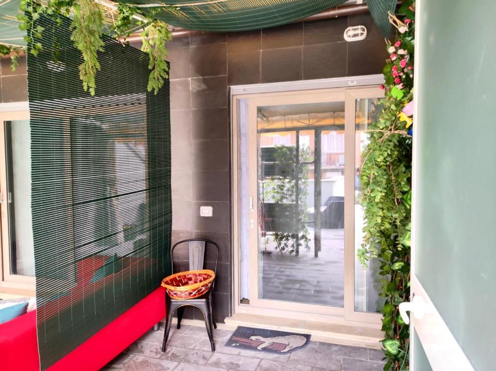 Balkón alebo terasa v ubytovaní Tiny Green apartament in Rome - Magliana