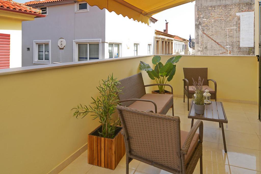 Балкон или тераса в A perfect stay at the historical centre of Kalamata