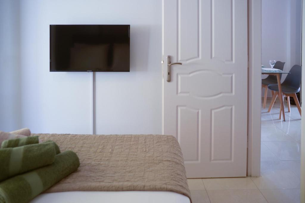 Posteľ alebo postele v izbe v ubytovaní A perfect stay at the historical centre of Kalamata