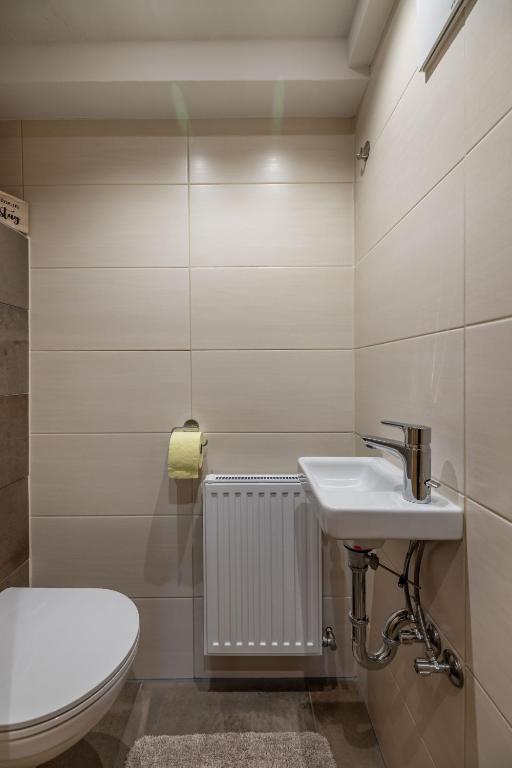 Kúpeľňa v ubytovaní Almhütten Sonnblick & Almfried