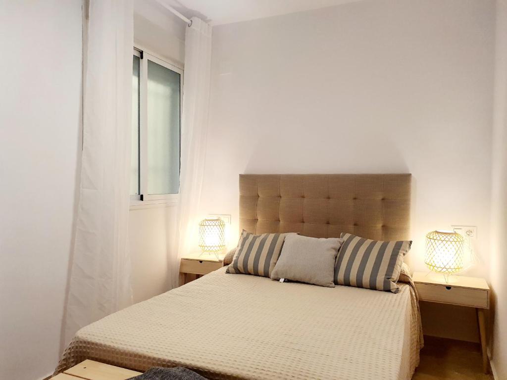 Posteľ alebo postele v izbe v ubytovaní Spanish Home Fuengirola