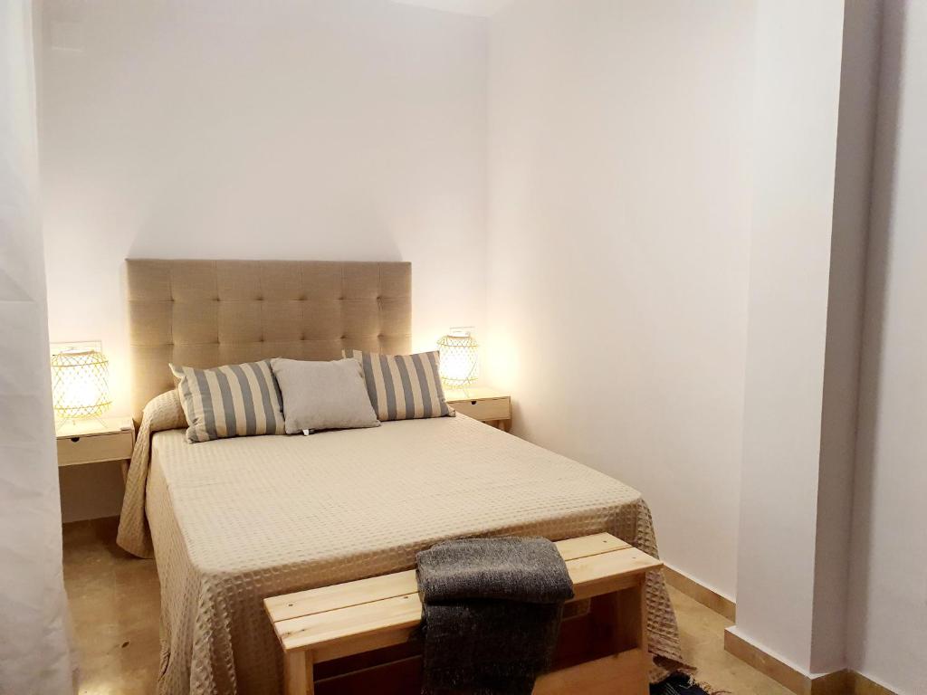 Posteľ alebo postele v izbe v ubytovaní Spanish Home Fuengirola