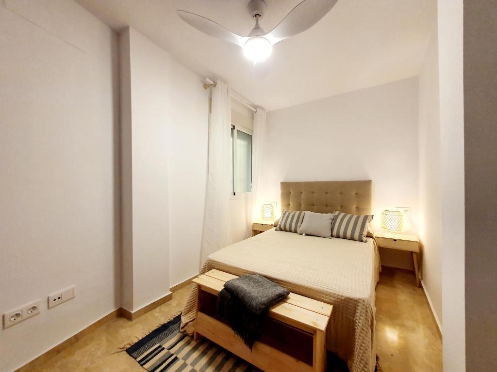 Posteľ alebo postele v izbe v ubytovaní Spanish Home Fuengirola