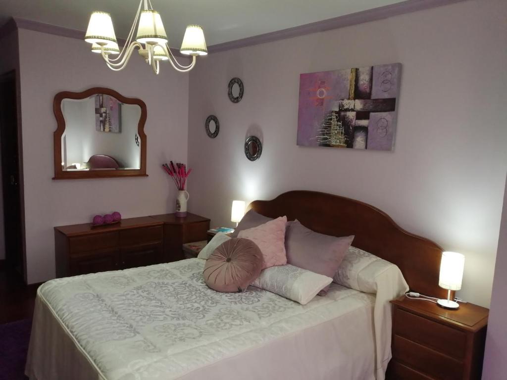 Posteľ alebo postele v izbe v ubytovaní Apartamento Lemavos