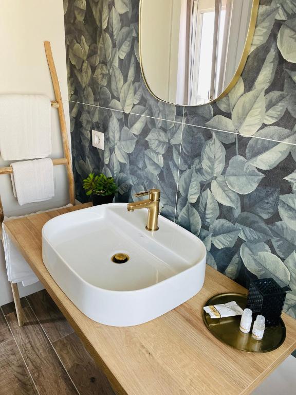 Koupelna v ubytování A casa di Alberta B&B Relais