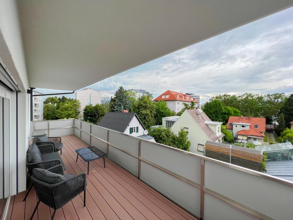 Balkón nebo terasa v ubytování VIVA Apartments