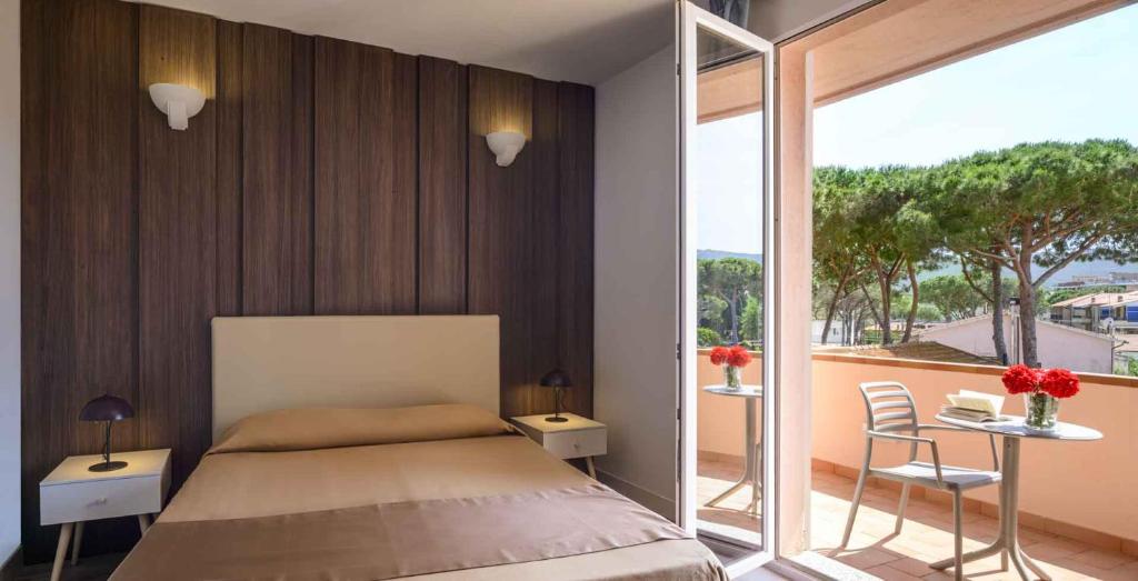Balkón alebo terasa v ubytovaní Hotel Riva del Sole