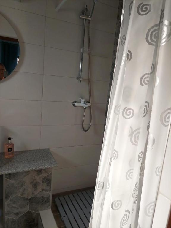 Koupelna v ubytování ALBDEVARA MAR SRL