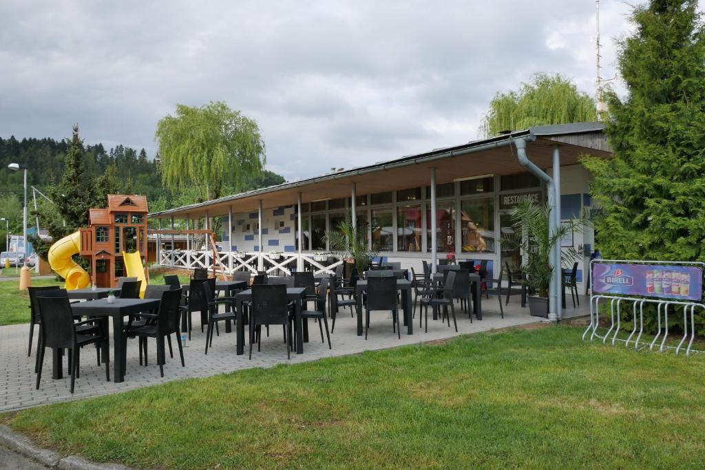 Restaurace v ubytování Camping Rožnov