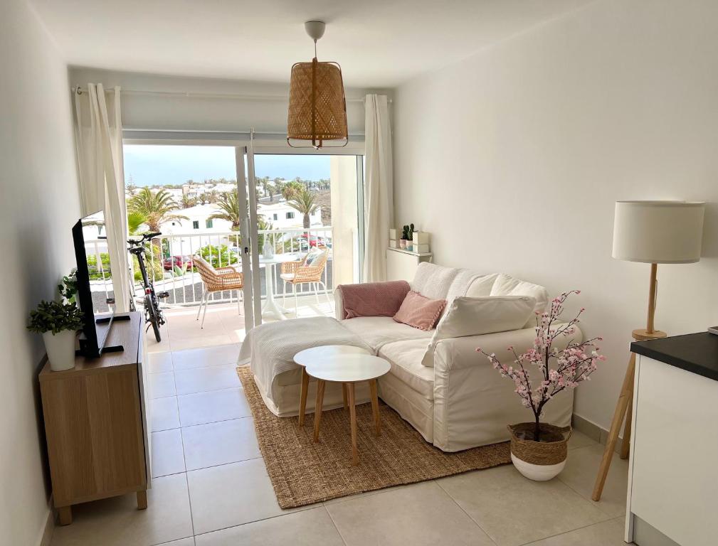 Posezení v ubytování Residencial Luxury Senator, Apartamento Darwin