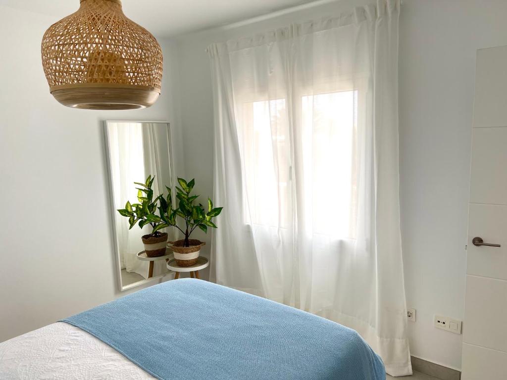 Postel nebo postele na pokoji v ubytování Residencial Luxury Senator, Apartamento Darwin