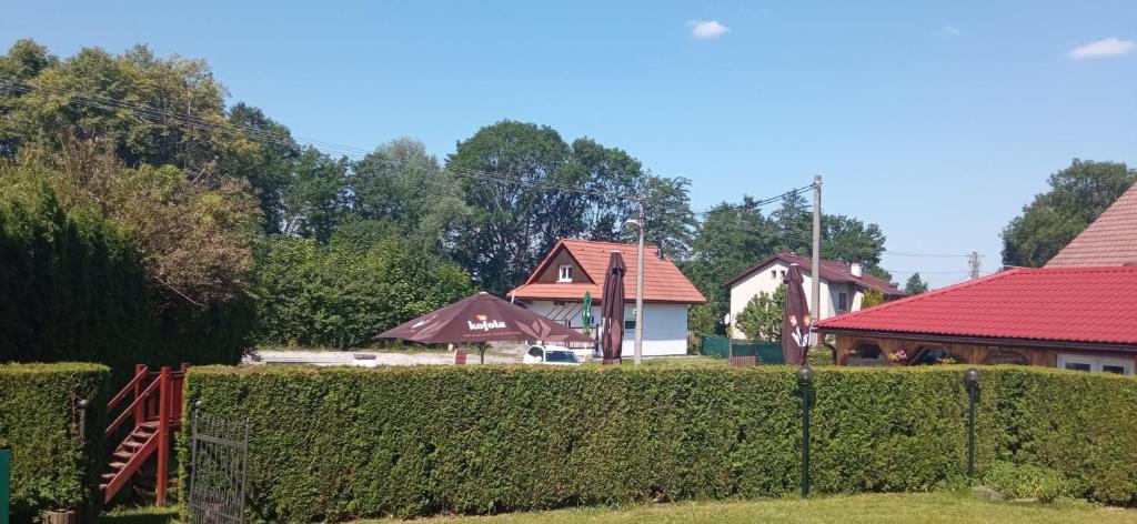 Zahrada ubytování Penzion U Hyklů