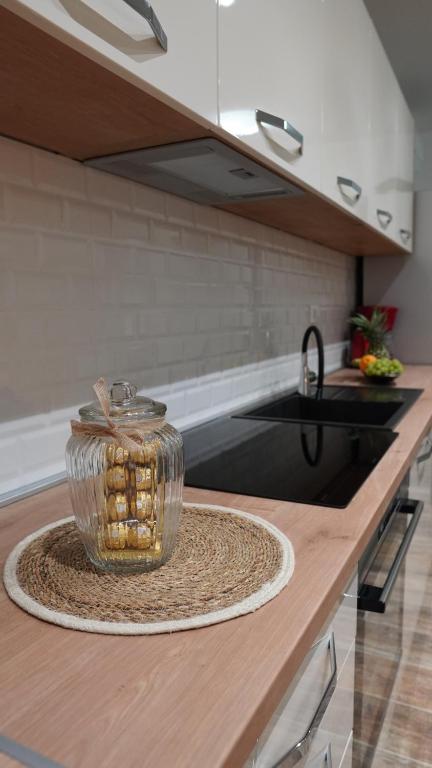 Kuchyňa alebo kuchynka v ubytovaní Apartmani Tripalo