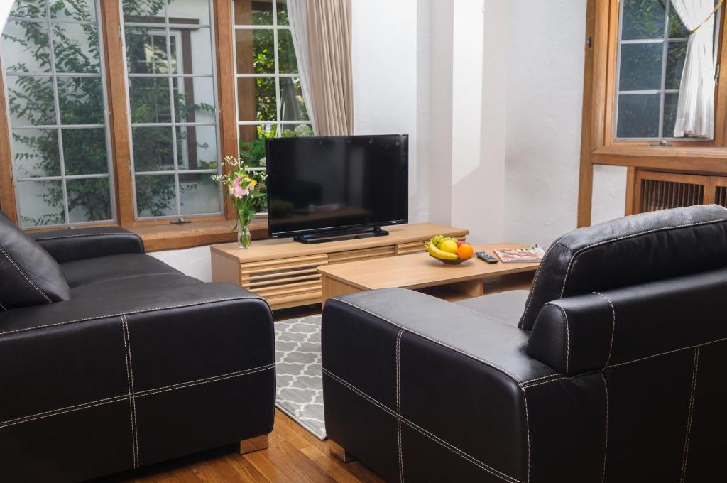 Posezení v ubytování Le Bocage - Hakuba Echoland Chalets