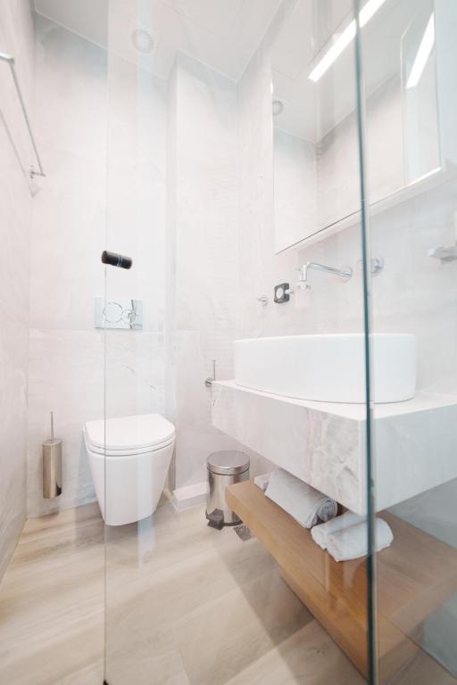 Kúpeľňa v ubytovaní Agora Athens Suites