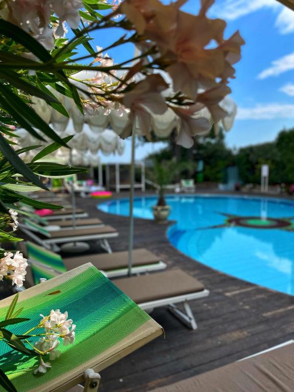 Bazén v ubytování Park Hotel Cellini nebo v jeho okolí