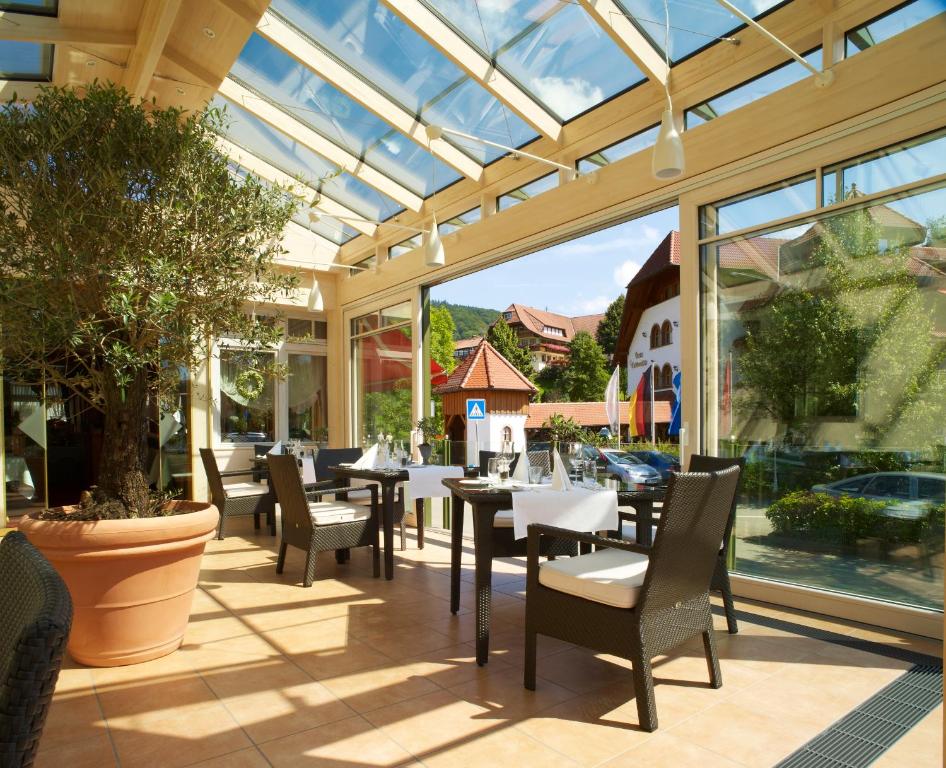 Restaurace v ubytování Wellnesshotel Ludinmühle