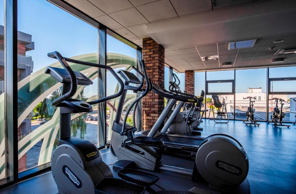 Posilňovňa alebo fitness centrum v ubytovaní Hotel Dolphin - Adult friendly