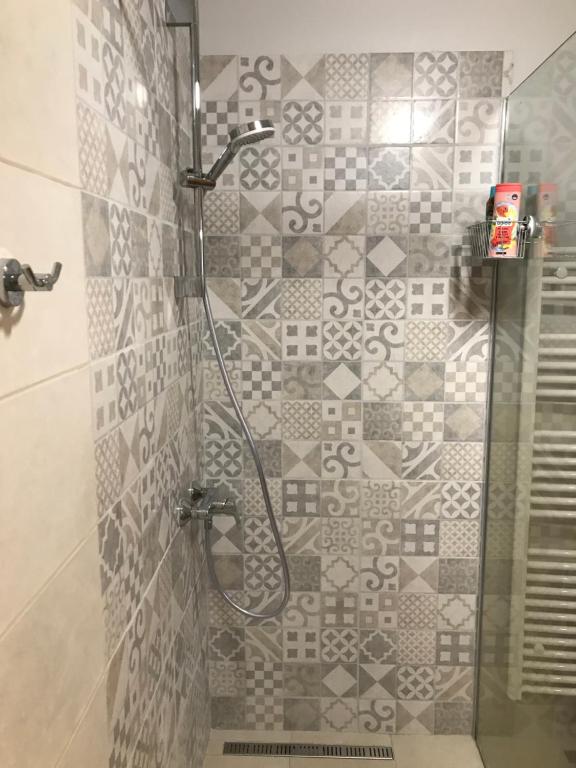 Koupelna v ubytování Petlov salaš rooms
