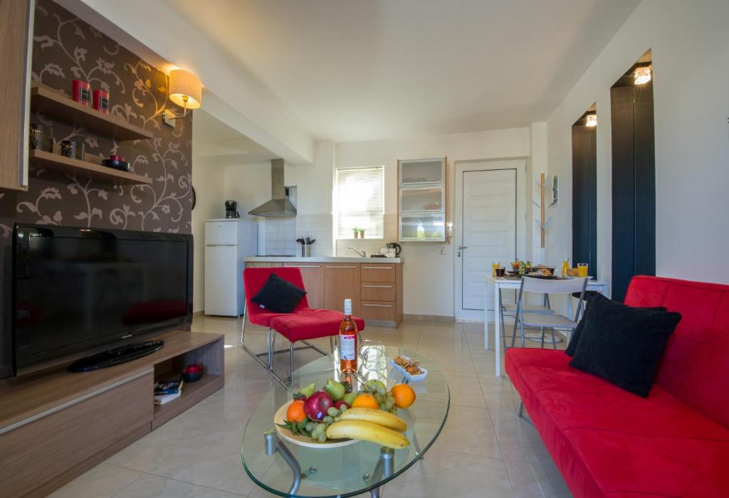 Kuchnia lub aneks kuchenny w obiekcie Artdeco Luxury Suites