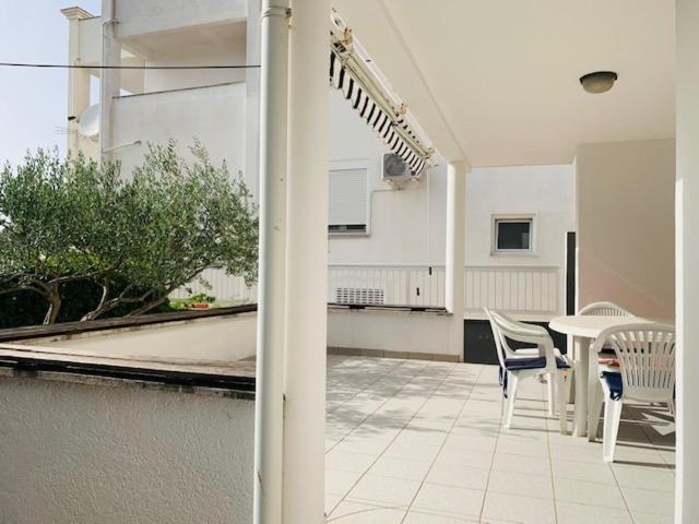 Balkón alebo terasa v ubytovaní Diklo beach apartments 1