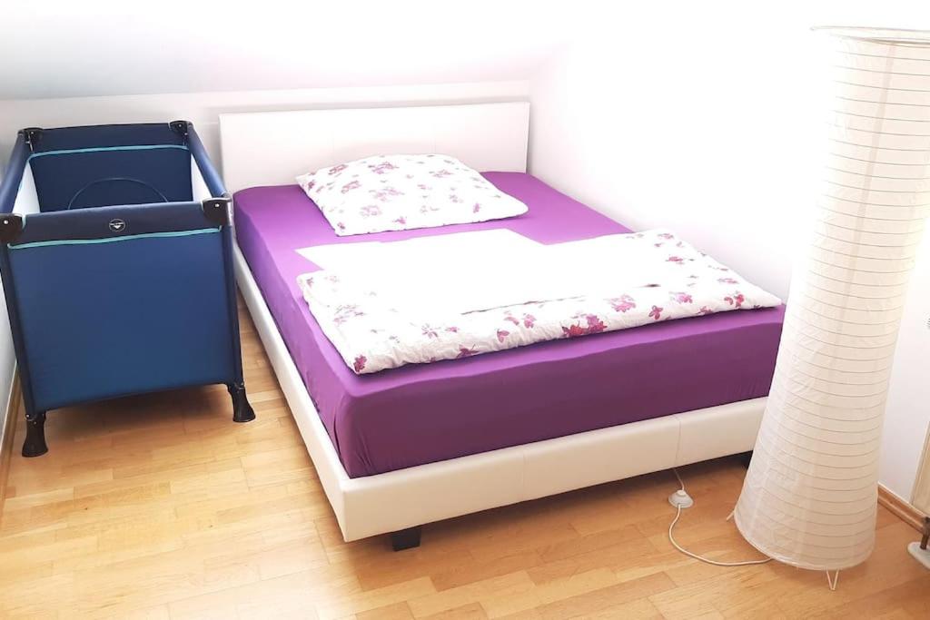 Krevet ili kreveti u jedinici u objektu Familienfreundliche Apartments am Park