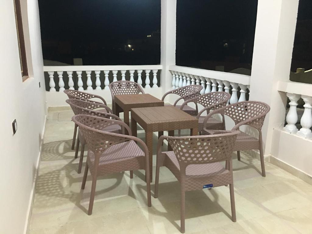 Balkón nebo terasa v ubytování El Kasr Marsa Matruh