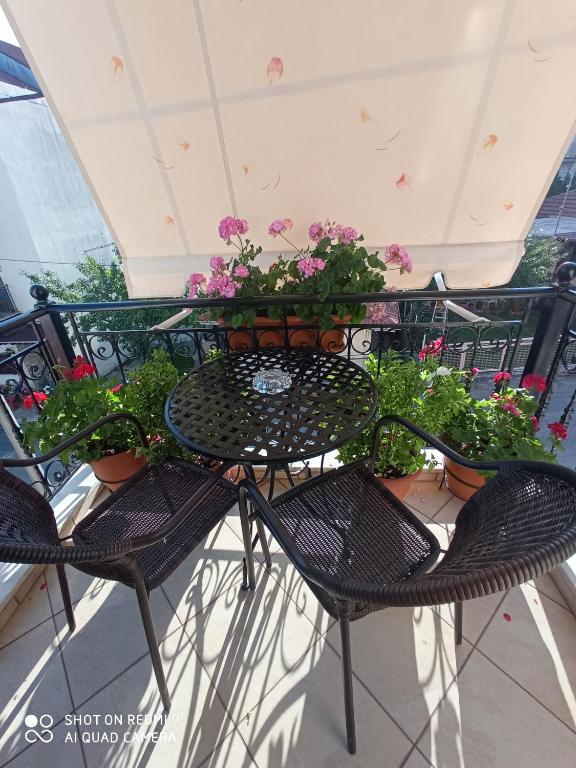 Balkón nebo terasa v ubytování Valentini Guesthouse