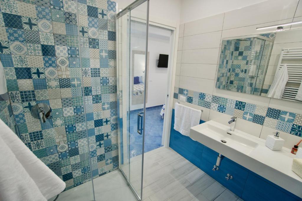Koupelna v ubytování Relais Villa Ettore