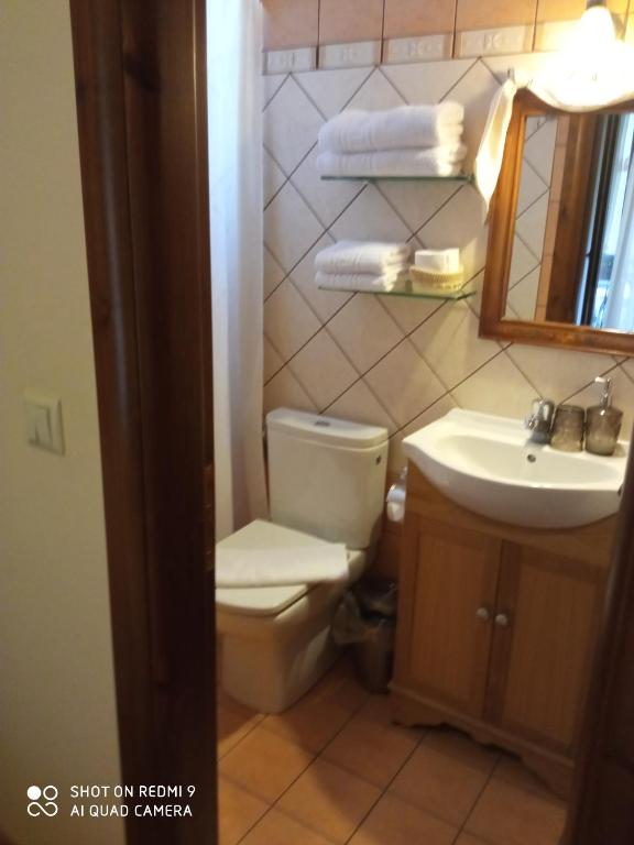 Koupelna v ubytování Valentini Guesthouse