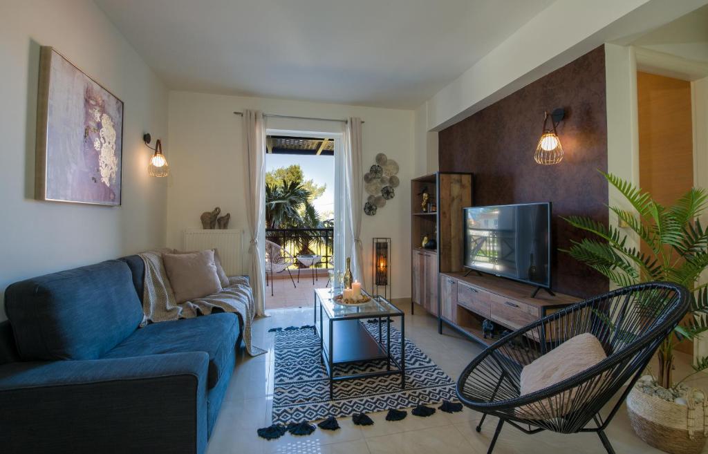 Część wypoczynkowa w obiekcie Artdeco Luxury Suites