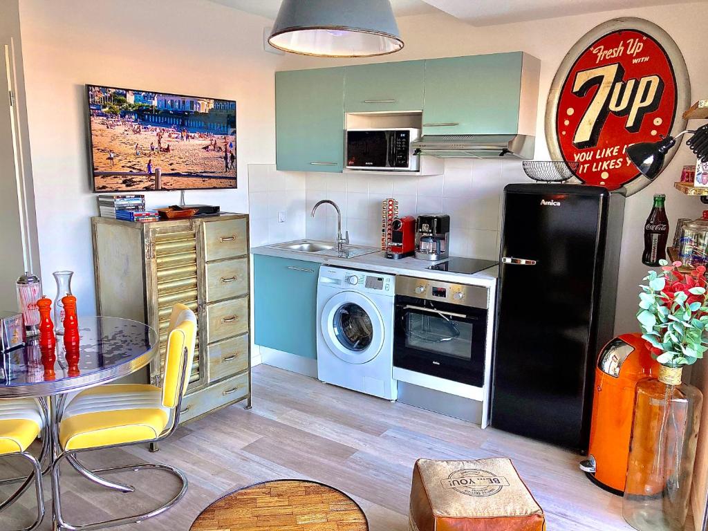 Suitetrails - Studio neuf,vintage,terrasse,wifi ,excellence face mer